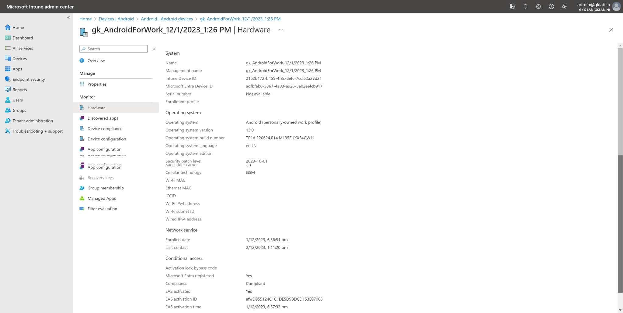 Intune: Grouping Based On Hardware Inventory Data - Gk's Blog